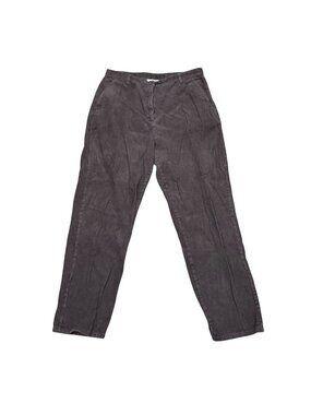Woolrich Womens Corduroy Pants Size 16 High Rise Y2K Brown Cotton Straight Leg
